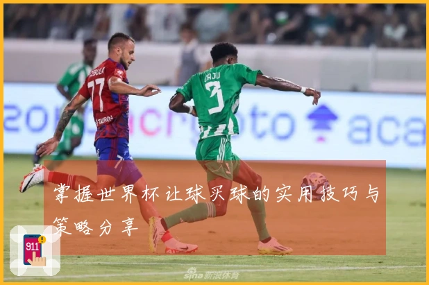 掌握世界杯让球买球的实用技巧与策略分享